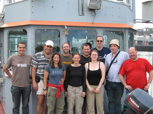 The crew for the week: Rick, Dave, Claire, Andy, Jaime, Paul, Clare, Chris B, Ian and Chris G