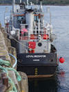 Loyal Mediator from the stern, this time in Kyle of Lochalsh
